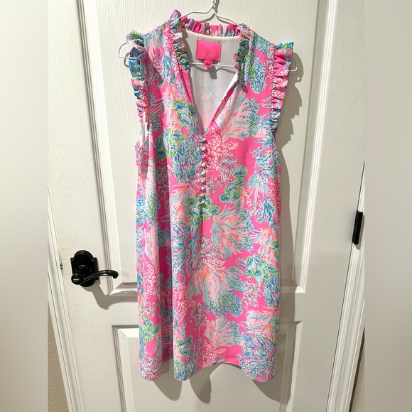 Lilly Pulitzer Prosecco Pink Cally Soft Shift Dress - Picture 7 of 11